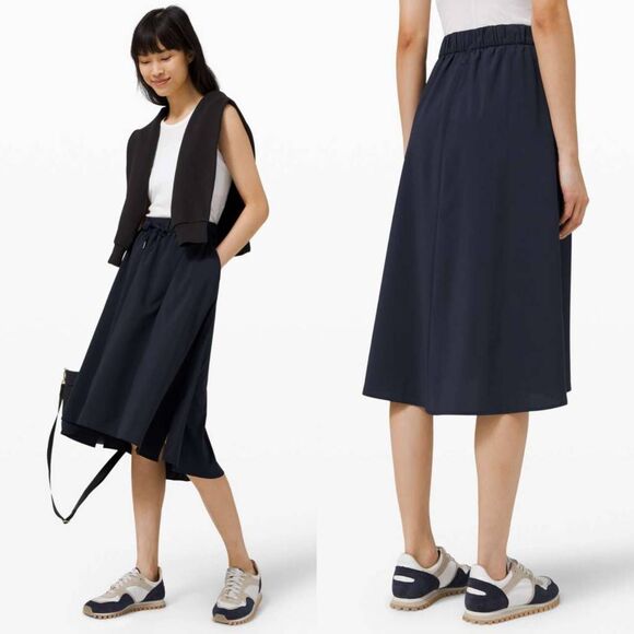 Lululemon Time to Flounce Skirt 10, Black - Picture 1 of 11